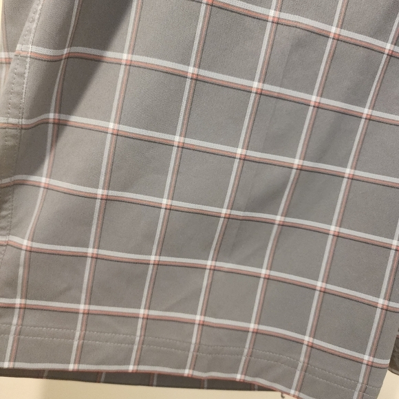 Cypress Club Performance Grey plaid chino Golf shorts size 38 - Picture 4 of 10